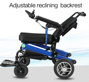 Power Ranger Electric Wheelchair with Reclining Back and Headrest